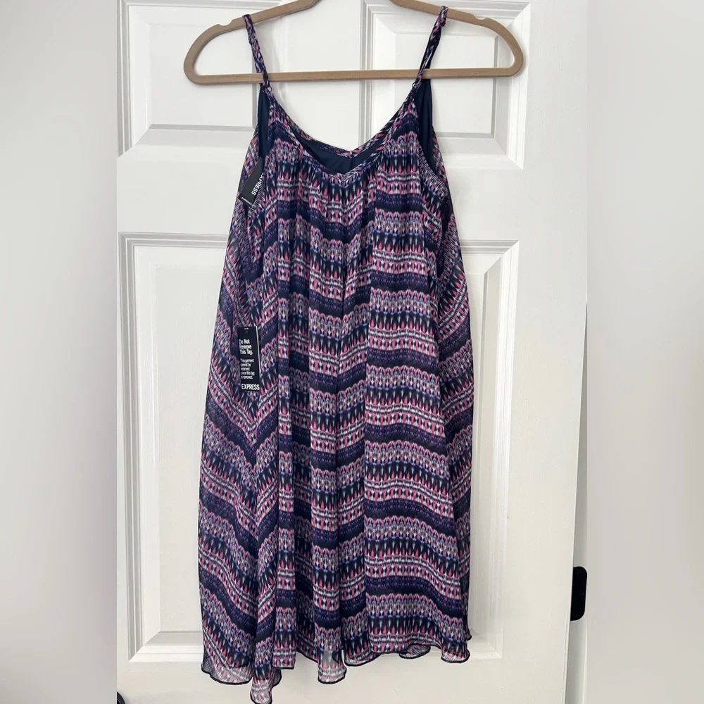 NWT Express Strappy Mini Dress - Picture 3 of 7